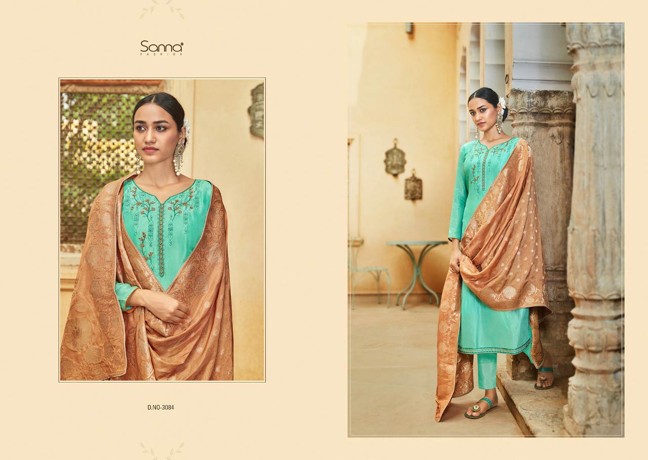 Sanna Silk Jacquard Premium Collection Of Salwar Suit Sanna Silk Jacquard Premium Collection Of Salwar Suit